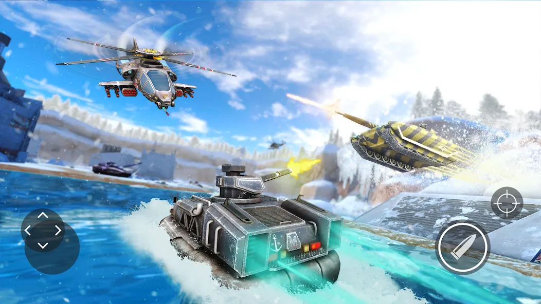 Massive Warfare: Tanks PvP War [MOD: безлимитные деньги и усиленная техника] последняя версия — скриншот 4