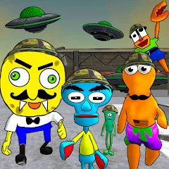 Скачать взлом Sponge Area 51. Neighbor Alien [MOD: безлимитные патроны и ускоренный бег]