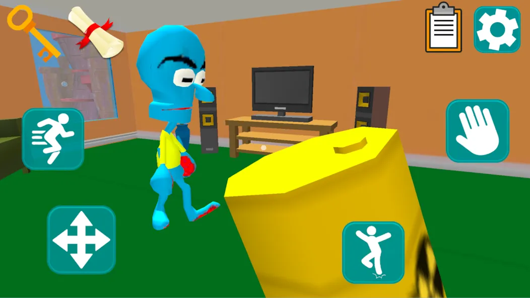 Скачать Squid Neighbor. Sponge Escape [MOD: безлимитные монеты и все уровни открыты] — скриншот 3