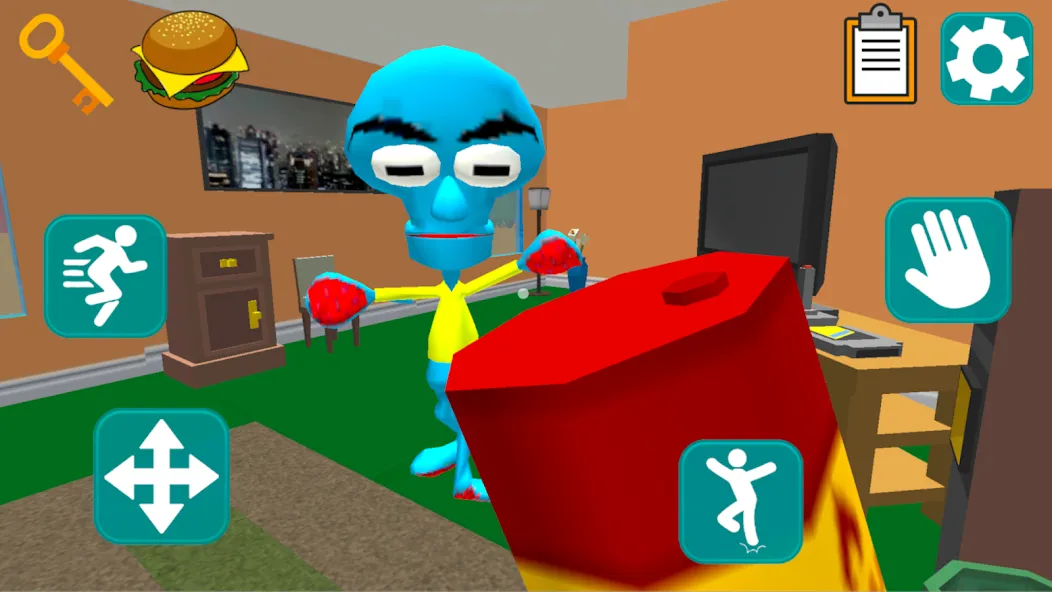 Скачать Squid Neighbor. Sponge Escape [MOD: безлимитные монеты и все уровни открыты] — скриншот 4