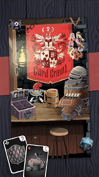 Card Crawl [MOD: безлимитные монеты и все карты открыты] последняя версия — скриншот 2