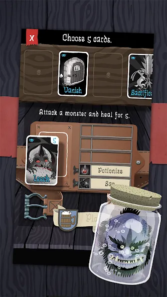 Card Crawl [MOD: безлимитные монеты и все карты открыты] последняя версия — скриншот 4