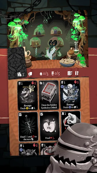 Скачать Card Crawl Adventure [MOD: безлимитные карты и ресурсы] на телефон — скриншот 3