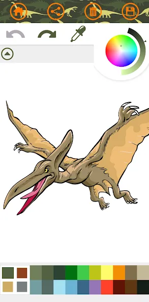 Dinosaurs Coloring Book Dino [MOD: все раскраски разблокированы] последняя версия — скриншот 3