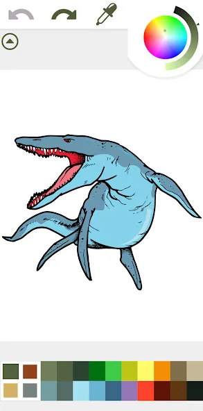 Dinosaurs Coloring Book Dino [MOD: все раскраски разблокированы] последняя версия — скриншот 4