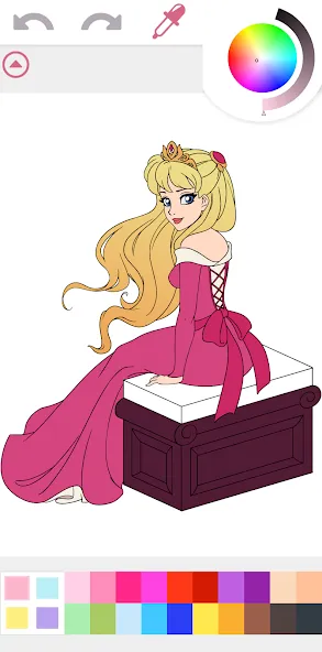 Princess Coloring Book Game [MOD: все раскраски открыты бесплатно] последняя версия — скриншот 4
