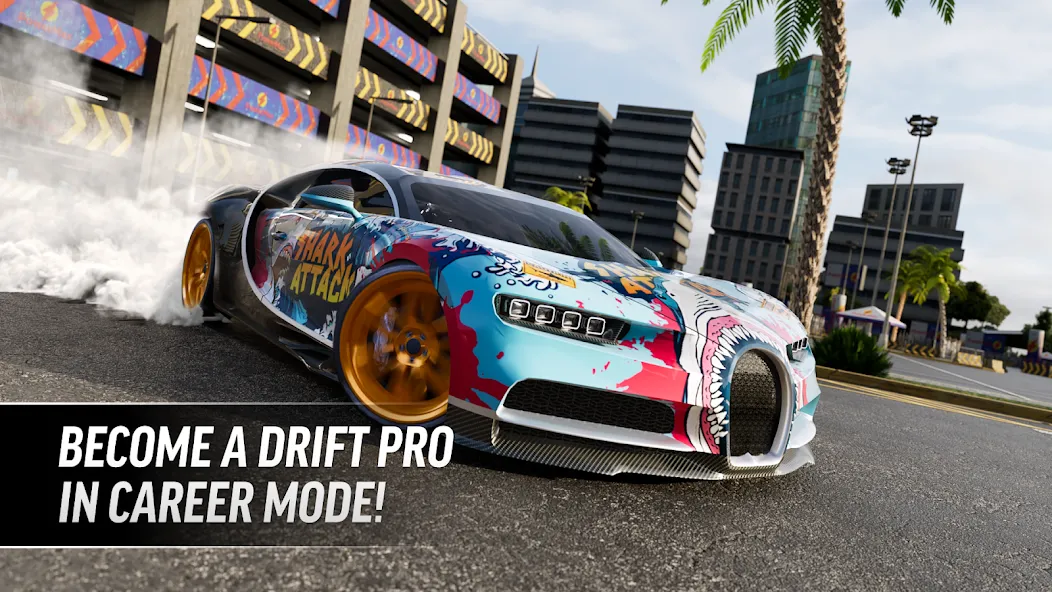 Скачать Drift Max Pro Car Racing Game [MOD: безлимитные деньги и все машины открыты] на телефон — скриншот 1