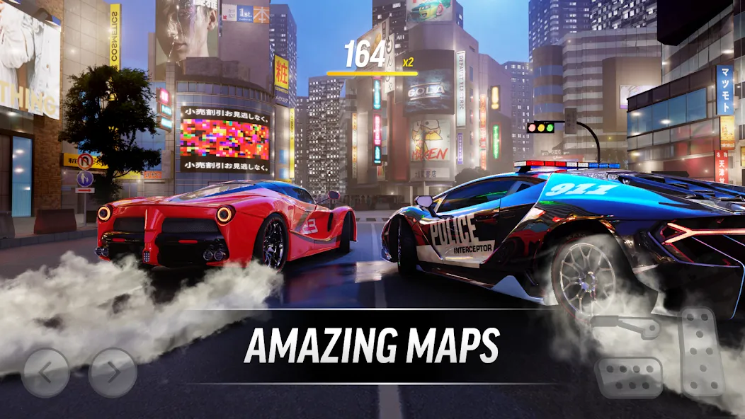 Скачать Drift Max Pro Car Racing Game [MOD: безлимитные деньги и все машины открыты] на телефон — скриншот 5