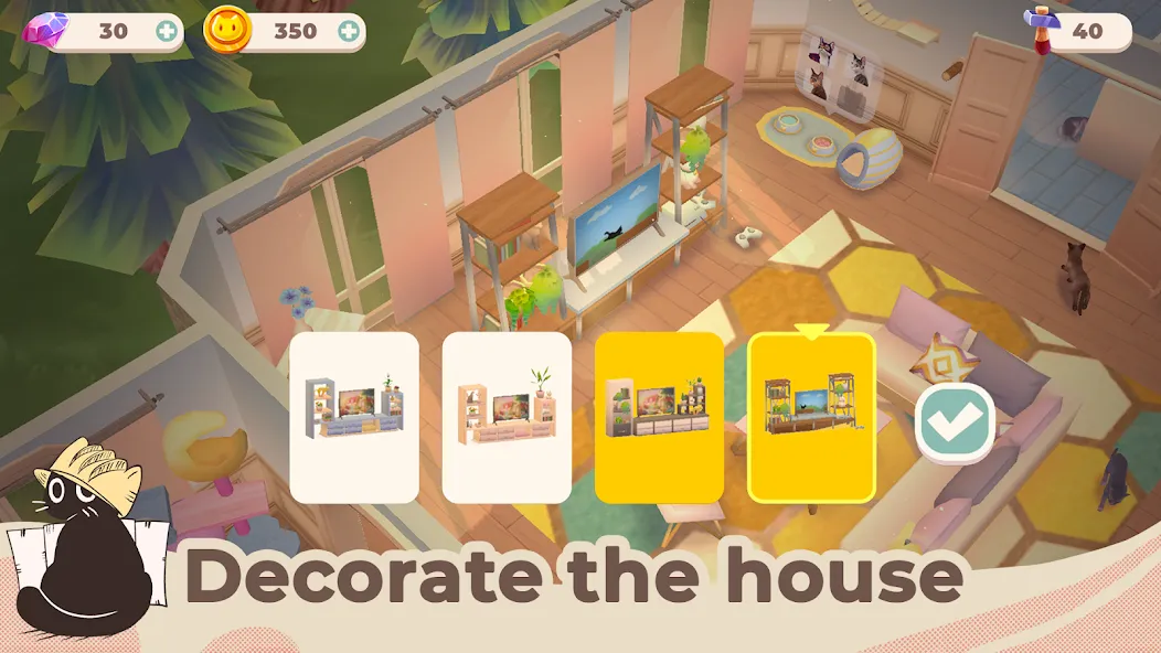 Cat Rescue Story: Pet Shelter [MOD: безлимитные монеты и все питомцы] последняя версия — скриншот 2