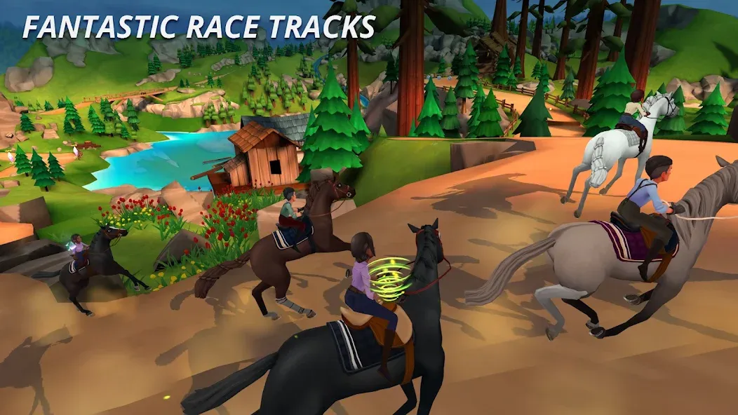Wildshade: Fantasy Horse Races [MOD: безлимитные деньги и ускорение лошадей] — Скачать бесплатно (APK) — скриншот 1