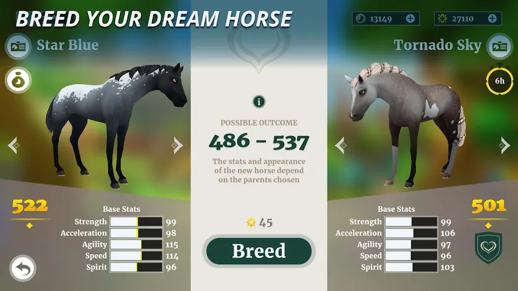 Wildshade: Fantasy Horse Races [MOD: безлимитные деньги и ускорение лошадей] — Скачать бесплатно (APK) — скриншот 2