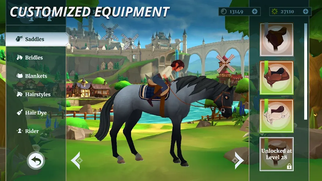 Wildshade: Fantasy Horse Races [MOD: безлимитные деньги и ускорение лошадей] — Скачать бесплатно (APK) — скриншот 5