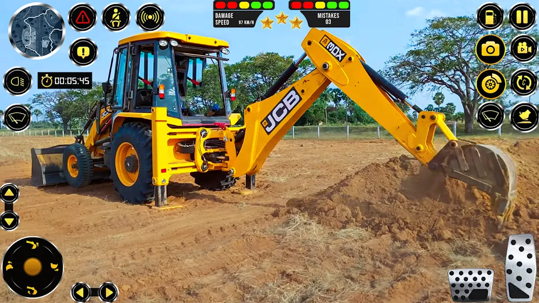JCB Excavator Construction 3D [MOD: безлимитные деньги и всё открыто] — Скачать бесплатно (APK) — скриншот 2