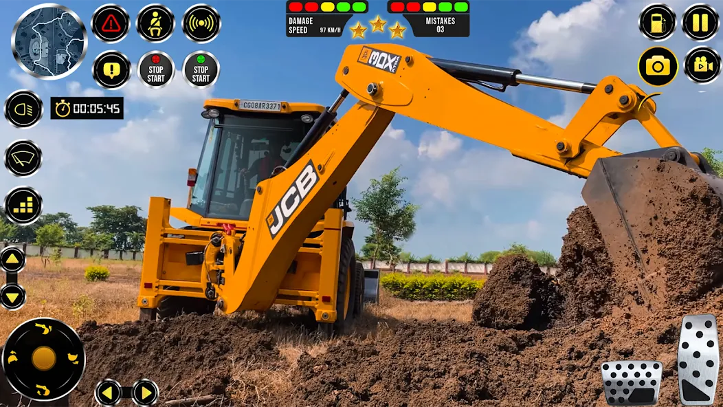 JCB Excavator Construction 3D [MOD: безлимитные деньги и всё открыто] — Скачать бесплатно (APK) — скриншот 4
