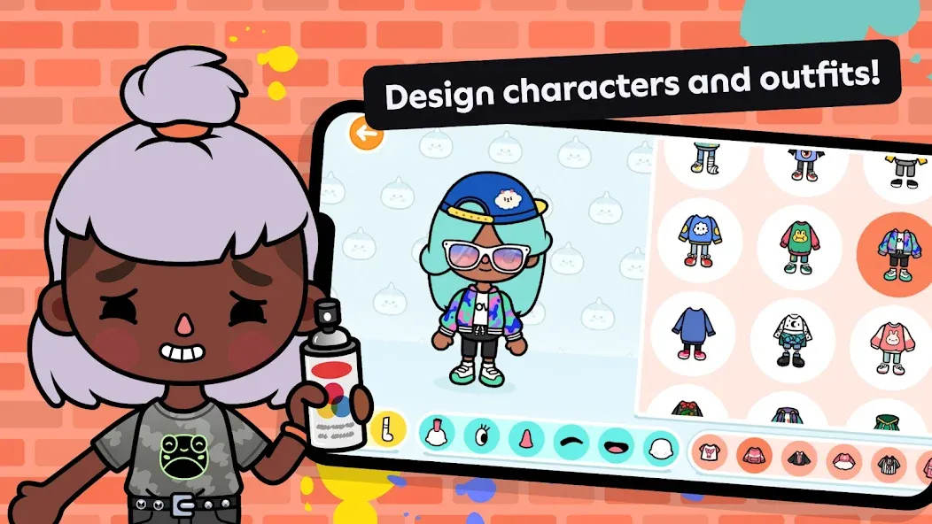 Взломанная Toca Boca World [MOD: открыты все локации и персонажи] на Андроид — скриншот 2