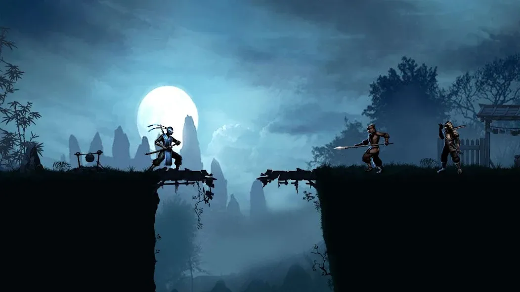 Ninja warrior: legend of adven [MOD: безлимитные деньги и энергия] на Андроид — скриншот 1