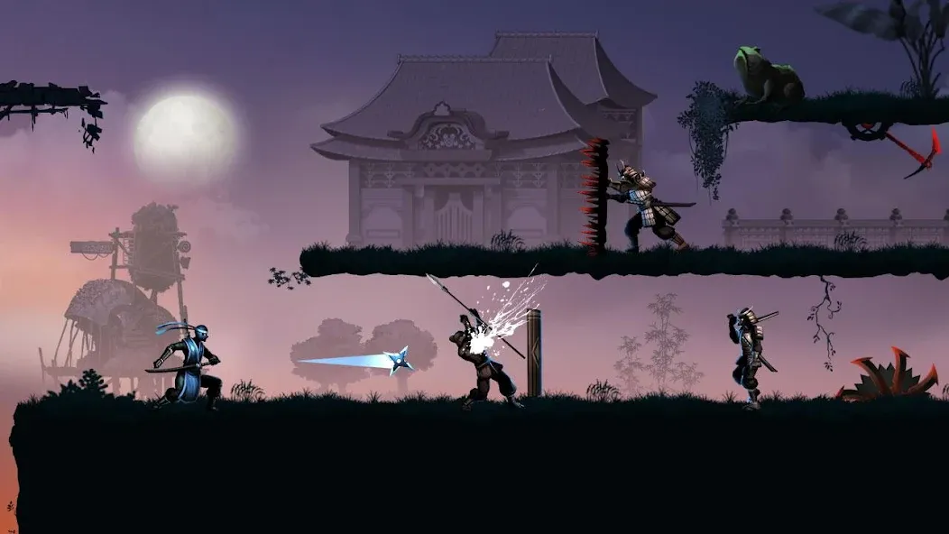 Ninja warrior: legend of adven [MOD: безлимитные деньги и энергия] на Андроид — скриншот 2