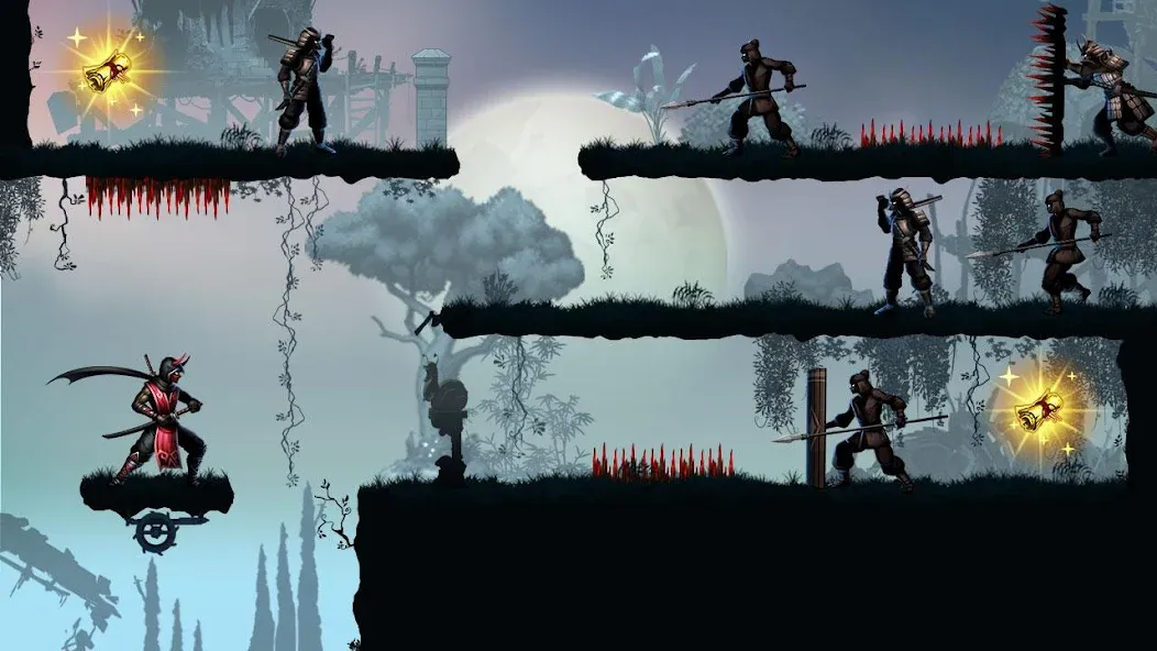Ninja warrior: legend of adven [MOD: безлимитные деньги и энергия] на Андроид — скриншот 3