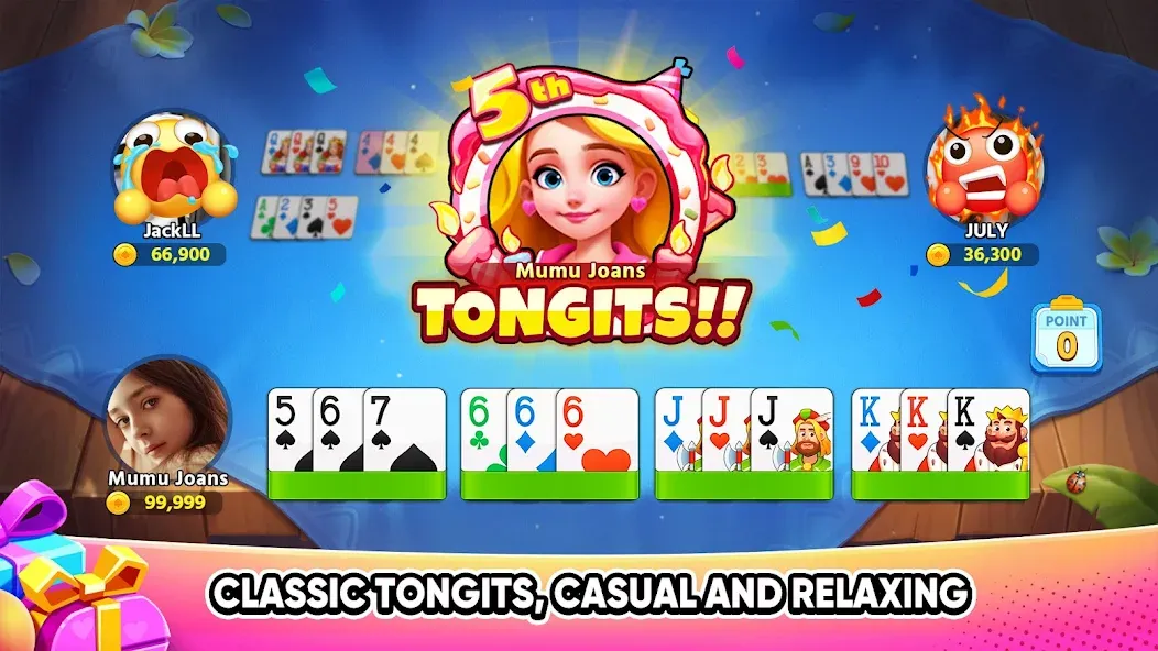 Tongits Go - Mines Slots Pusoy [MOD: безлимитные монеты и разблокированы все игры] на Андроид — скриншот 1