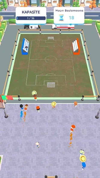 Скачать взлом Stadium Master: Idle Game [MOD: безлимитные деньги и улучшения] — скриншот 1