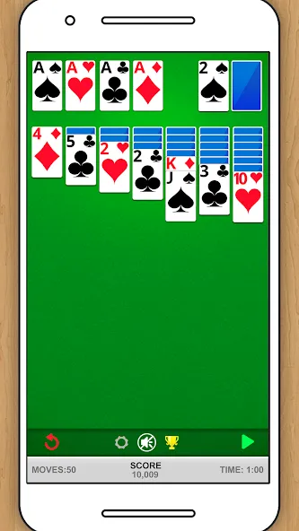 Скачать SOLITAIRE CLASSIC CARD GAME [MOD: без рекламы и без ограничений] — скриншот 1