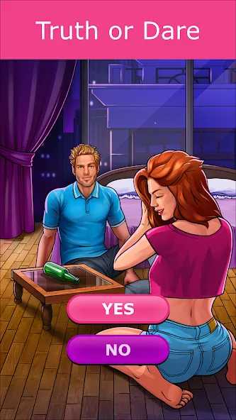 Kiss Kiss: Spin the Bottle [MOD: безлимитные поцелуи и ходы] (Бесплатно / APK) — скриншот 2