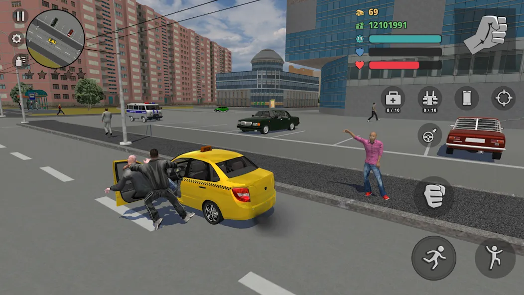 Criminal Russia 3D. Boris [MOD: много денег и открыты машины] на Андроид — скриншот 4