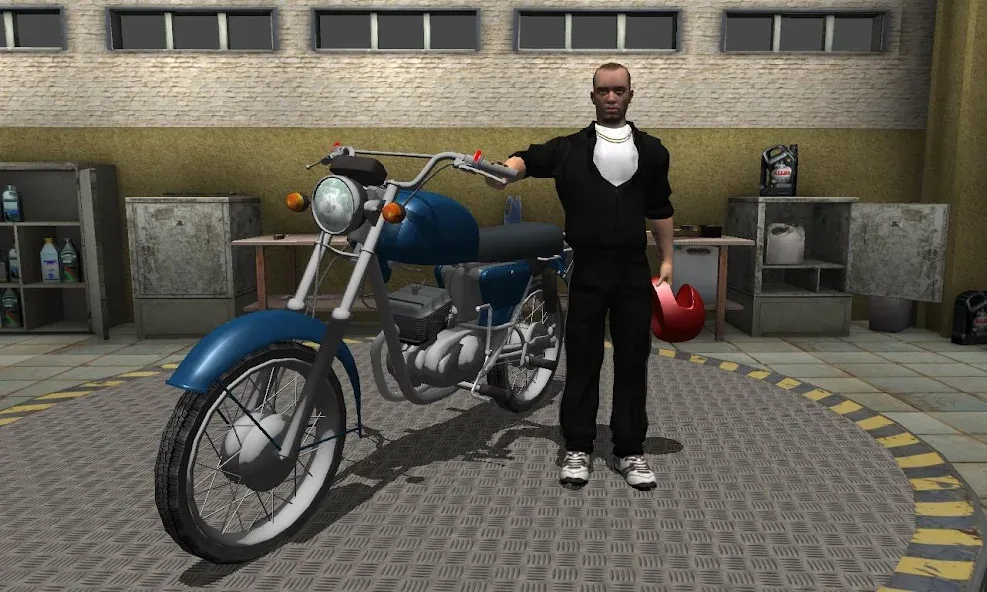 Russian Moto Traffic Rider 3D [MOD: безлимитные деньги и все мотоциклы открыты] (Бесплатно / APK) — скриншот 2