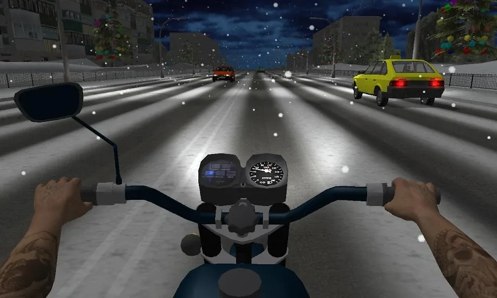 Russian Moto Traffic Rider 3D [MOD: безлимитные деньги и все мотоциклы открыты] (Бесплатно / APK) — скриншот 5