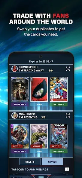 Marvel Collect! by Topps® [MOD: неограниченные монеты и редкие карты] на Андроид — скриншот 3