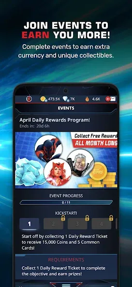 Marvel Collect! by Topps® [MOD: неограниченные монеты и редкие карты] на Андроид — скриншот 5