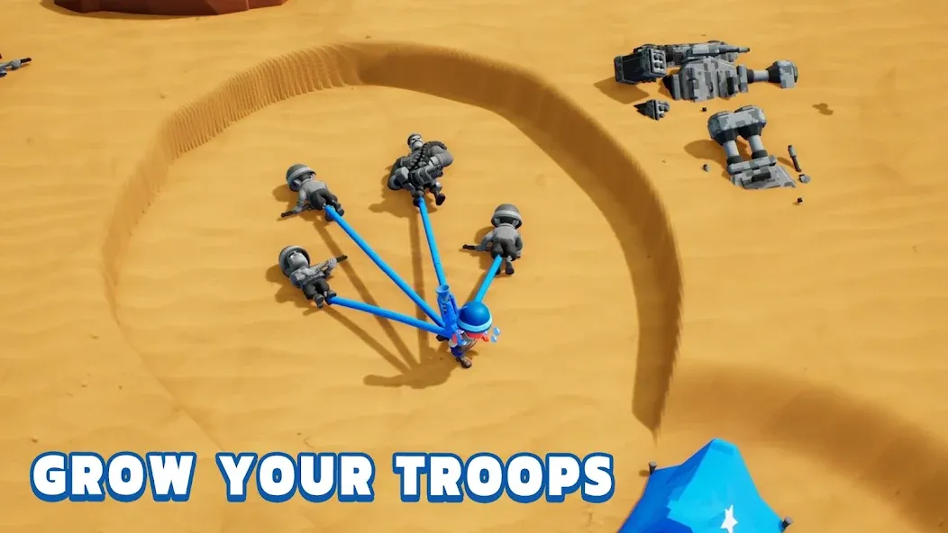 Скачать взлом Top War: Battle Game [MOD: безлимитные ресурсы и ускоренное строительство] — скриншот 2