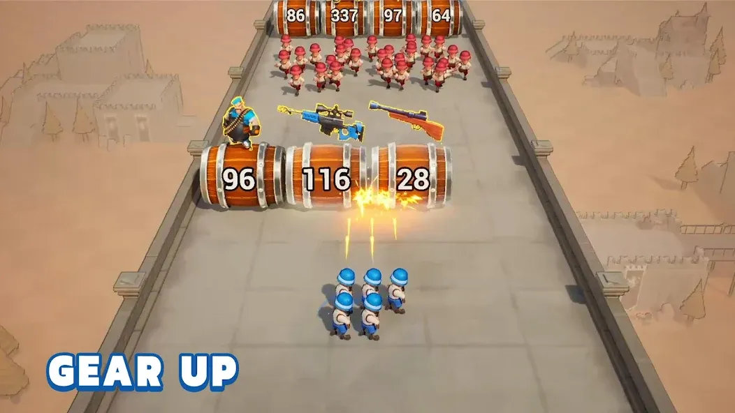 Скачать взлом Top War: Battle Game [MOD: безлимитные ресурсы и ускоренное строительство] — скриншот 5