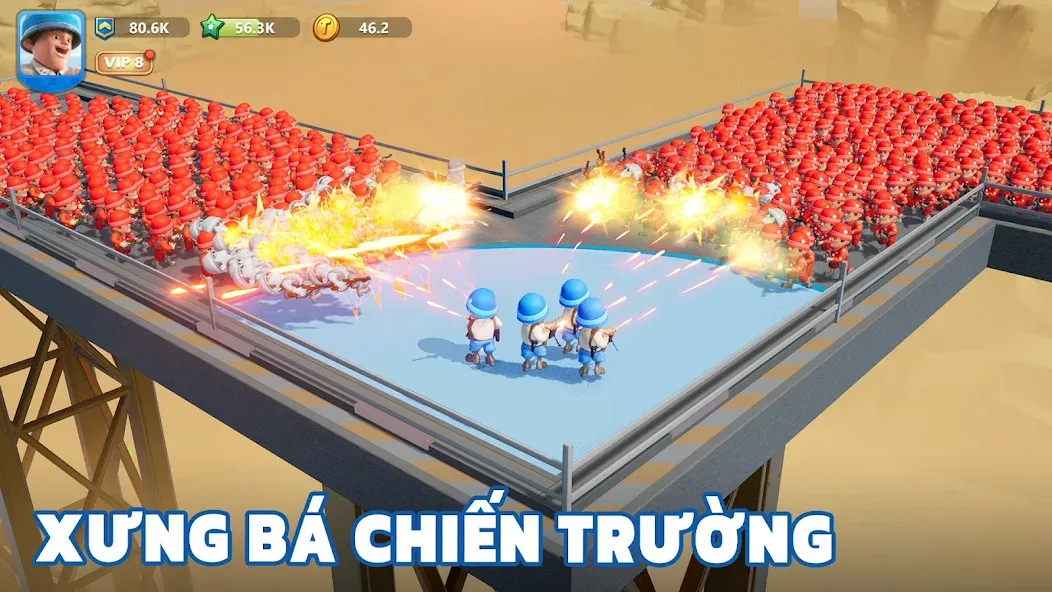 Взломанная Top War: Battle Game - Funtap [MOD: много ресурсов и алмазов] на Андроид — скриншот 2