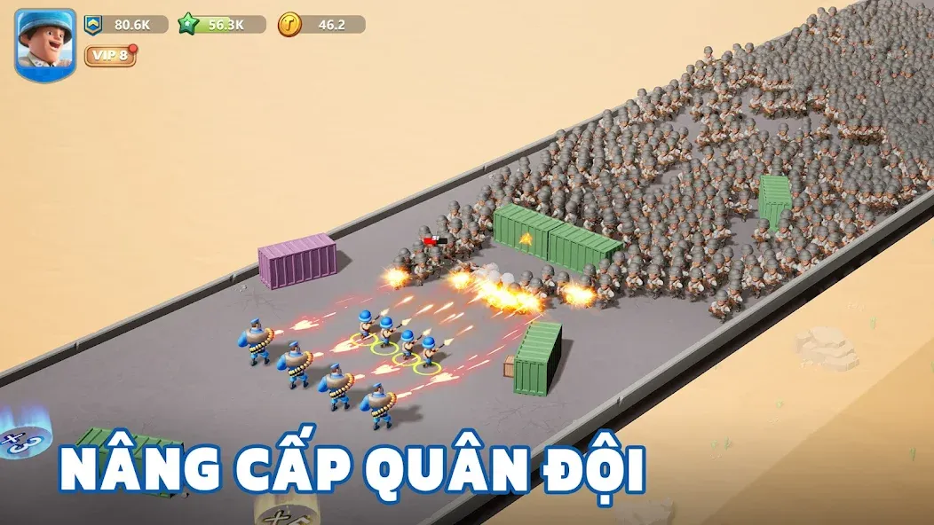 Взломанная Top War: Battle Game - Funtap [MOD: много ресурсов и алмазов] на Андроид — скриншот 3