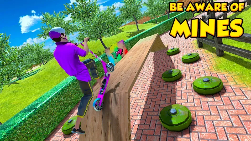 BMX Air Skate Scooter Tricks [MOD: безлимитные монеты и разблокированы трюки] последняя версия — скриншот 1