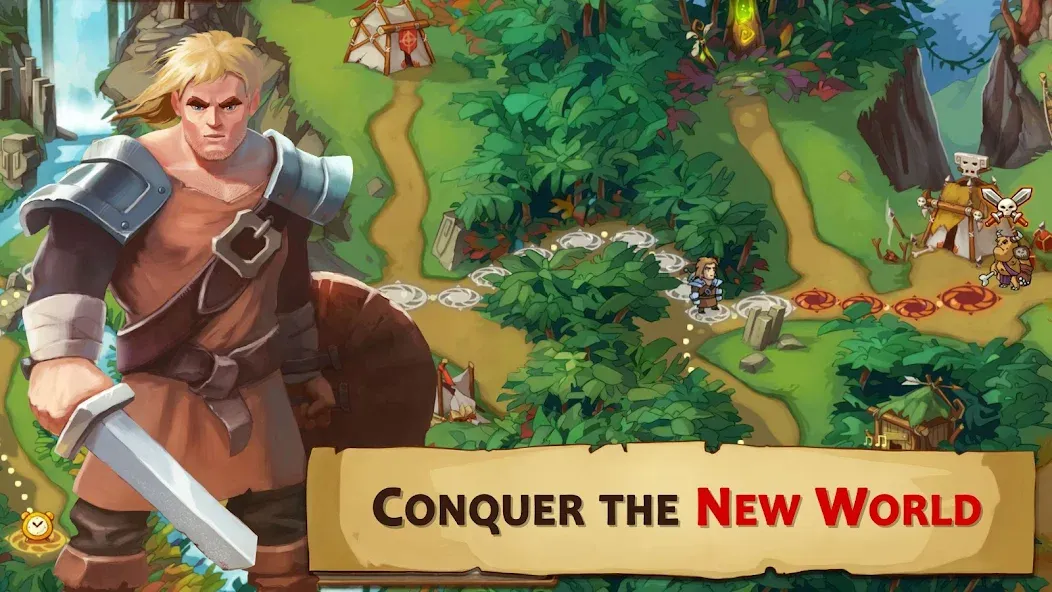Braveland Heroes [MOD: безлимитные ресурсы и мощные герои] — Скачать бесплатно (APK) — скриншот 2