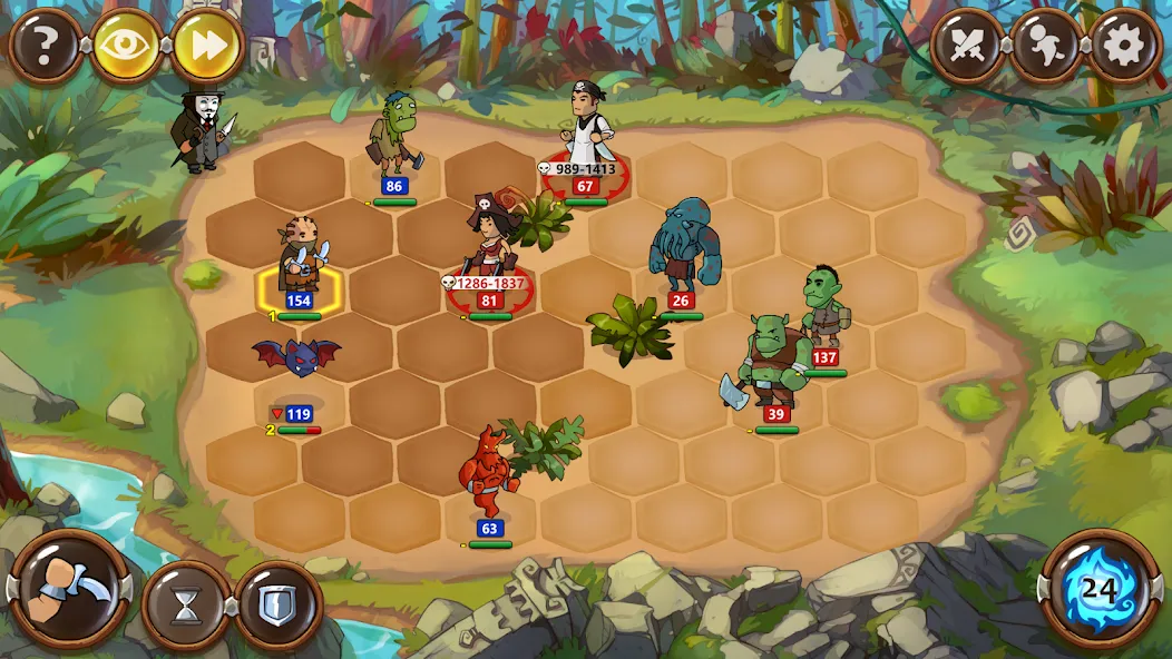 Braveland Heroes [MOD: безлимитные ресурсы и мощные герои] — Скачать бесплатно (APK) — скриншот 5