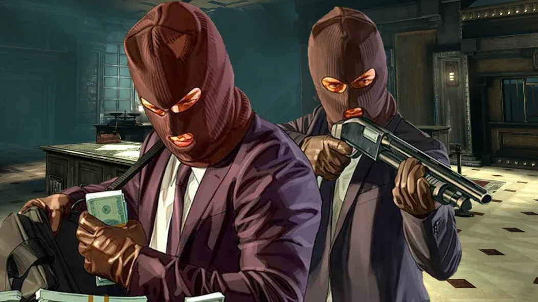 Взломанная City Grand Gangster Crime [MOD: безлимитные деньги и оружие] на Андроид — скриншот 2