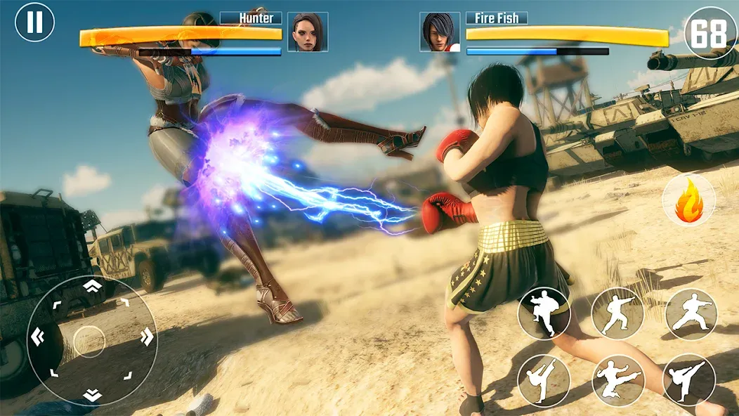 Скачать взлом Kung Fu Fighting Karate Games [MOD: безлимитные деньги и энергия] — скриншот 3