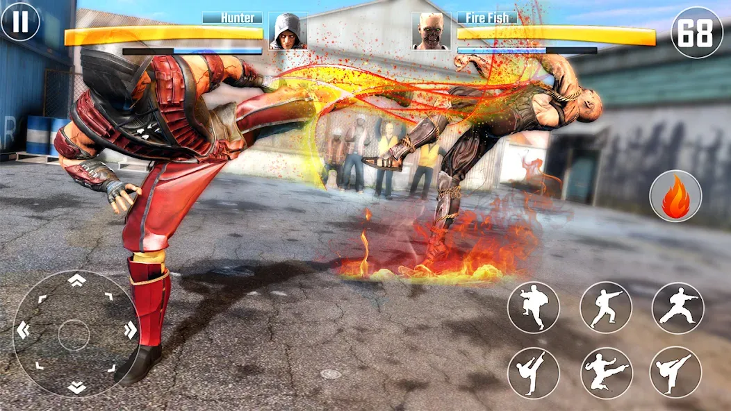 Скачать взлом Kung Fu Fighting Karate Games [MOD: безлимитные деньги и энергия] — скриншот 5