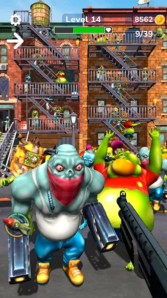 Скачать взлом Tower Gunner: Zombie Shooter [MOD: много денег и патронов] — скриншот 1