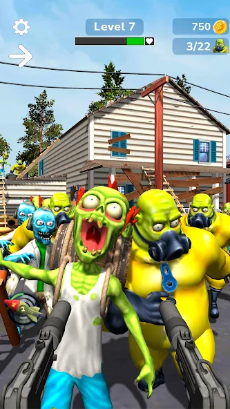 Скачать взлом Tower Gunner: Zombie Shooter [MOD: много денег и патронов] — скриншот 2