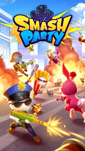 Smash Party - Hero Action Game [MOD: безлимитные монеты и усиленная атака] (Бесплатно / APK) — скриншот 1