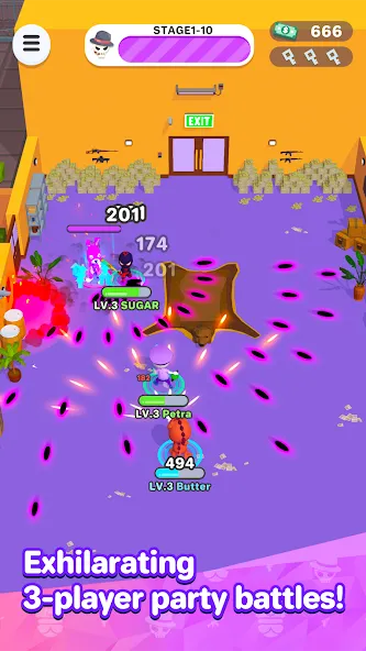 Smash Party - Hero Action Game [MOD: безлимитные монеты и усиленная атака] (Бесплатно / APK) — скриншот 2