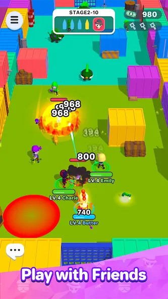 Smash Party - Hero Action Game [MOD: безлимитные монеты и усиленная атака] (Бесплатно / APK) — скриншот 4