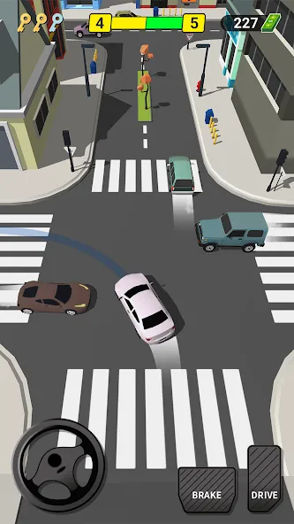 Pick Me Up 3D: Taxi Game [MOD: безлимитные деньги и топливо] на Андроид — скриншот 4