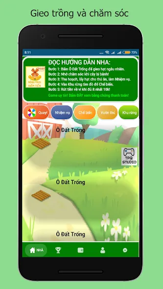Nông Trại Kiếm Tiền Uy TínNhất [MOD: tiền vô hạn, mở khóa hết] (Бесплатно / APK) — скриншот 2