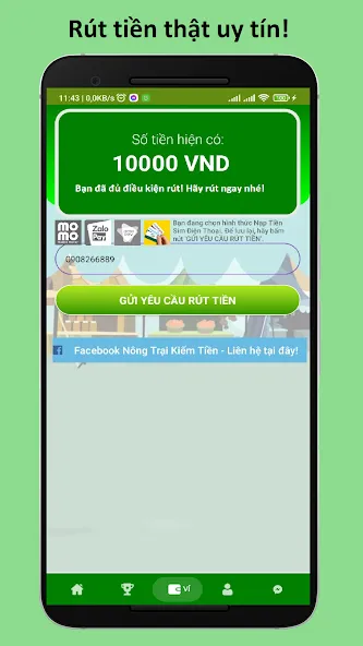 Nông Trại Kiếm Tiền Uy TínNhất [MOD: tiền vô hạn, mở khóa hết] (Бесплатно / APK) — скриншот 4