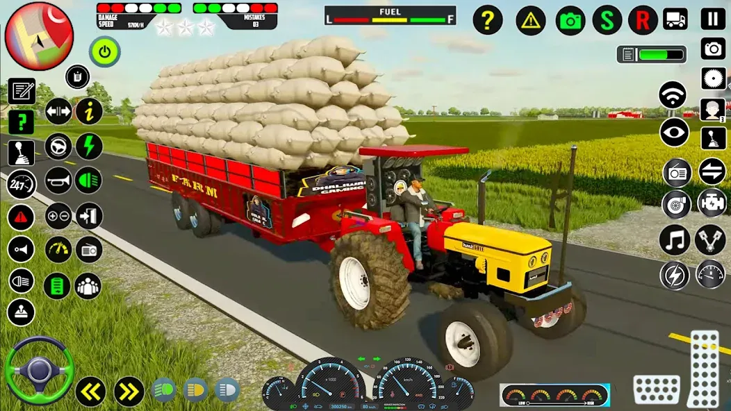 Скачать Tractor Farming Games 2023 [MOD: безлимитные деньги и топливо] на телефон — скриншот 1